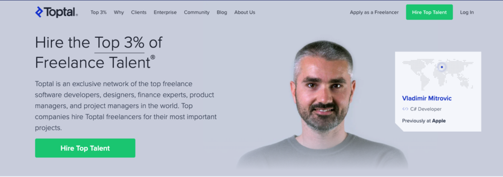 freelance web developer jobs - toptal